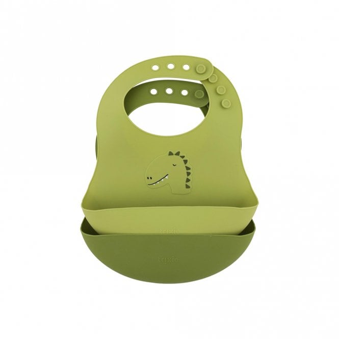 Trixie Mr Dino Silicone Bib Pack of 2