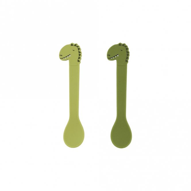 Trixie Mr Dino Silicone Spoons Pack of 2