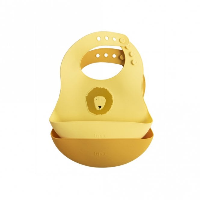 Trixie Mr Lion Silicone Bib Pack of 2