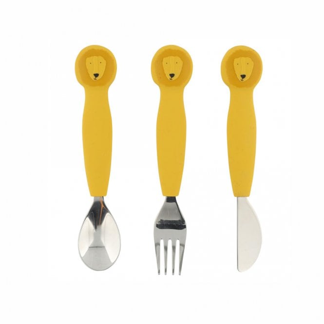 Trixie Mr Lion Silicone Cutlery Set