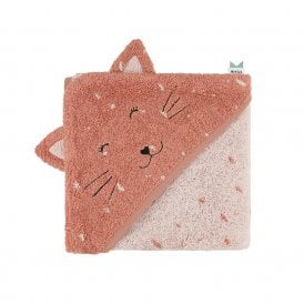 Mrs Cat Hooded Towel