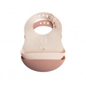 Mrs Rabbit Silicone Bib Pack of 2