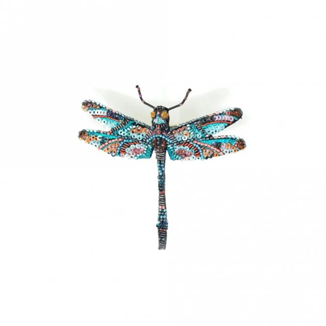 Trovelore Jewelled Dragonfly Beaded Brooch
