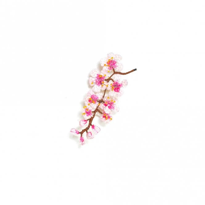 Trovelore Sakura Embroidered Brooch