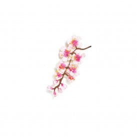 Sakura Embroidered Brooch