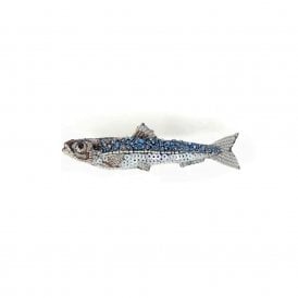 Sardine Beaded Brooch