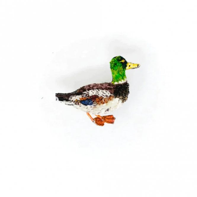 Trovelore Wild Mallard Beaded Brooch