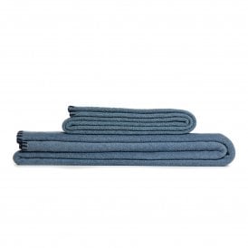 Denim Fleece Throw