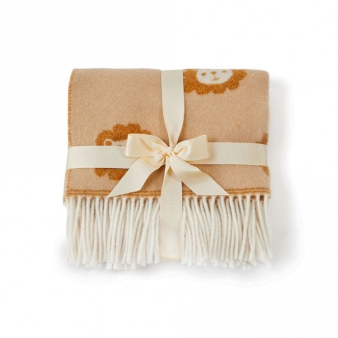 Tweedmill Textiles Lion Merino Wool Baby Blanket