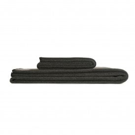 Small Charcoal Fleece Throw