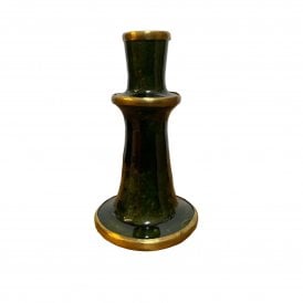 Tamegroute Pottery Candlestick - Green