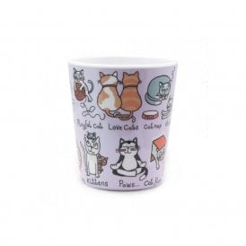 Cats Melamine Medium Beaker