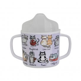 Cats Two-Handled Toddler Sippy Cup