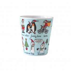 Christmas Melamine Beaker