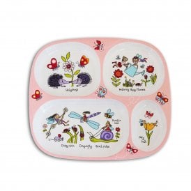 Secret Garden Melamine Divider Plate