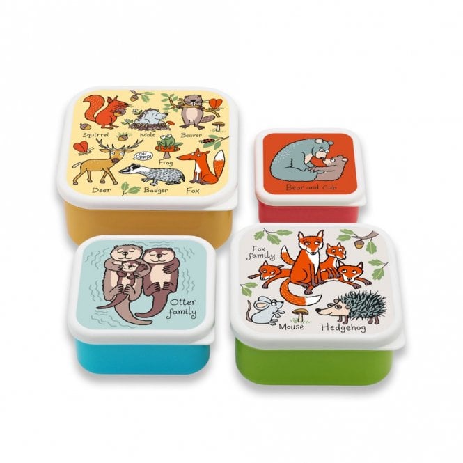 Tyrrell Katz Set of 4 Woodland Snack Boxes