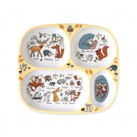 Woodland Melamine Divider Plate