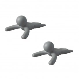 Buddy Charcoal Set of 2 Doorstops
