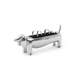 Dachsie Chrome Ring Holder
