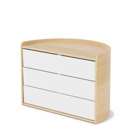 Moona Storage Box - White & Natural