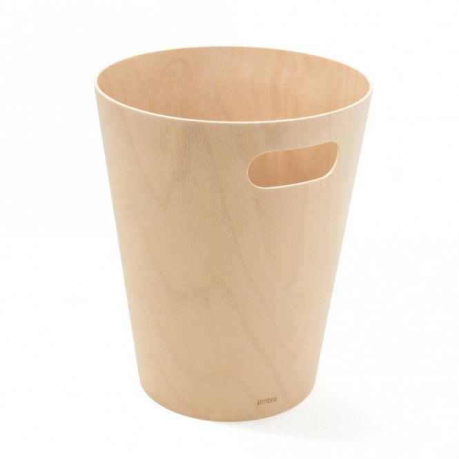Umbra Natural Woodrow Waste Bin