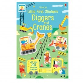 Little First Stickers Diggers and Cranes Sticker Book