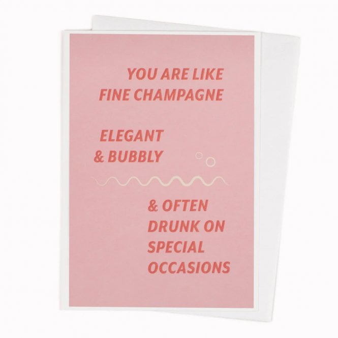 USTUDIO Design Fine Champagne Card