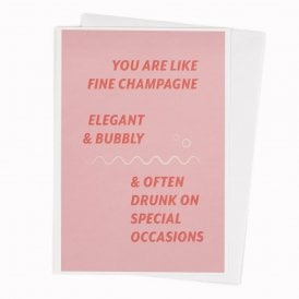 Fine Champagne Card