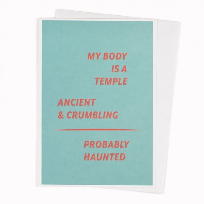USTUDIO Design My Body Is A Temple Card