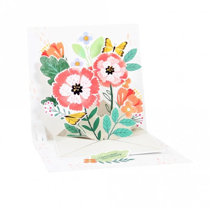 UWP Luxe Floral Envelope Treasures Greeting Card