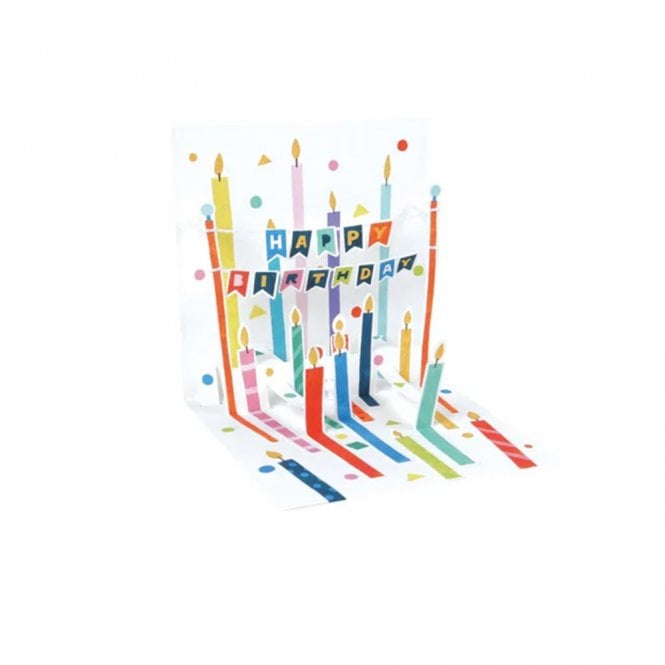 UWP Luxe Lots of Candles 3D Layered Birthday Mini Card