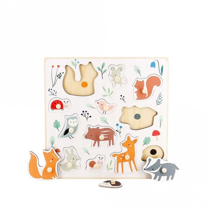 Vilac Forest Animals Peg Puzzle