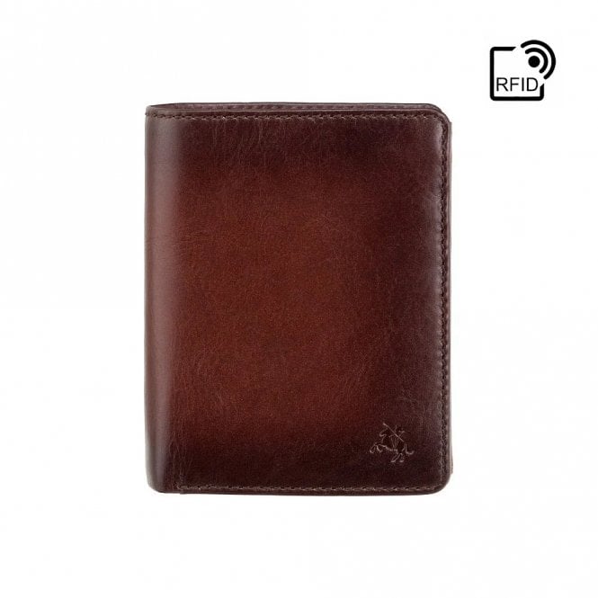 Visconti Hector Cash & Coin Leather Wallet - Burnished Tan