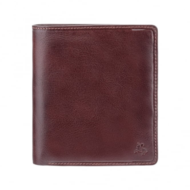 Visconti Matteo Cash & Card Leather Jacket Wallet - Brown