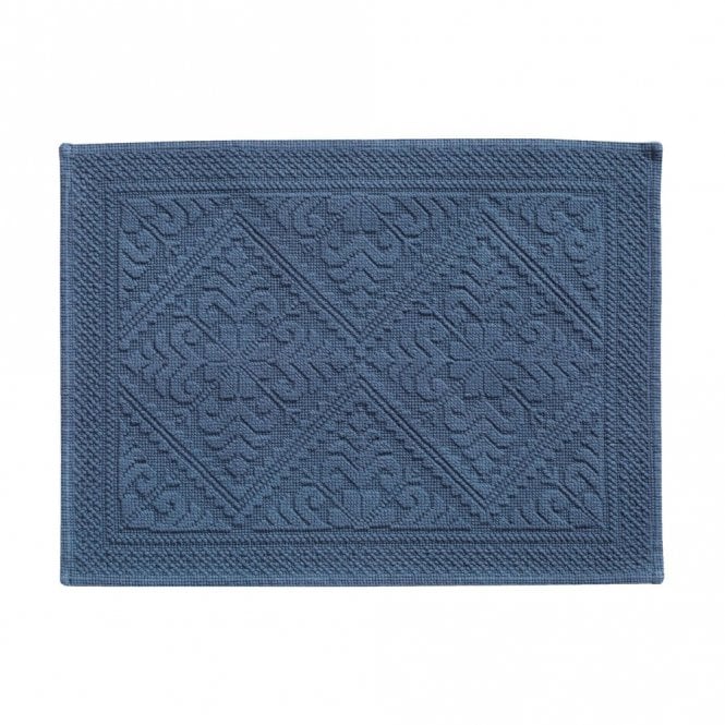 Vivaraise Enzo Bath Mat - Storm Blue