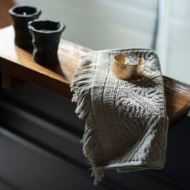 Zoe Guest Towel 30 x 50cm - Hazelnut