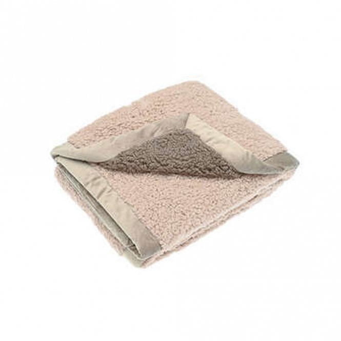 Walton & Co Blush Cosy Sherpa Throw
