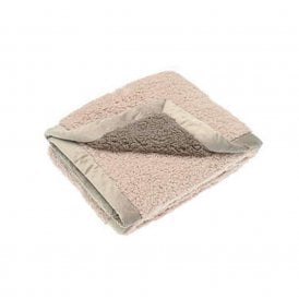 Blush Cosy Sherpa Throw