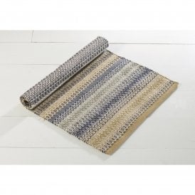 Cirrus Blue Small Cotton Rug