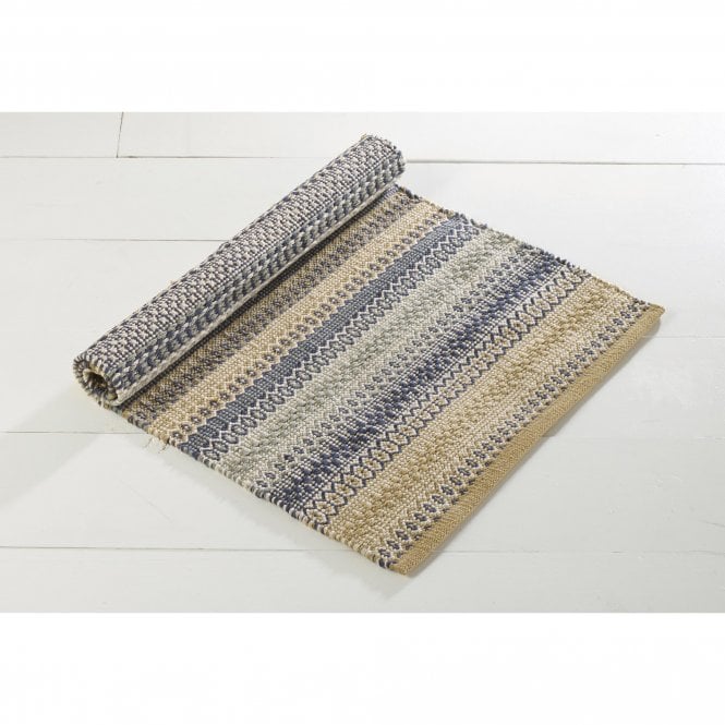 Walton & Co Cirrus Blue XL Cotton Rug