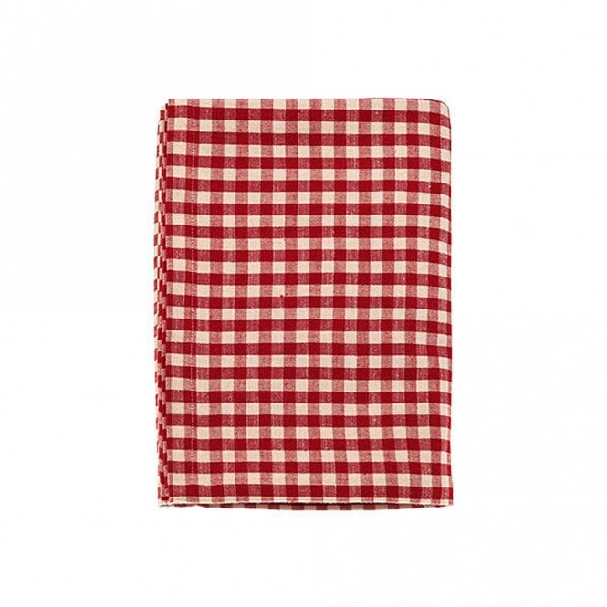 Walton & Co Red Gingham Tablecloth 130 x 180 cm