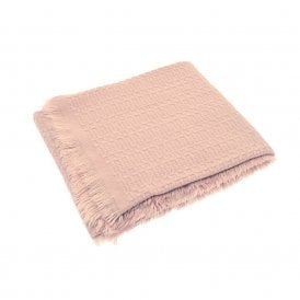 Soft Weave Plaster Pink Throw