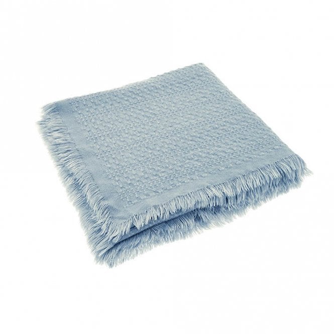 Walton & Co Soft Weave Sky Throw