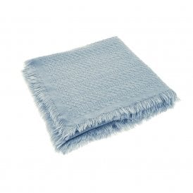 Soft Weave Sky Throw