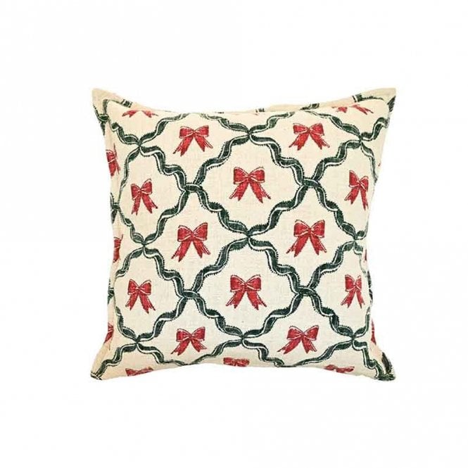 Walton & Co Trellis & Bow Cushion