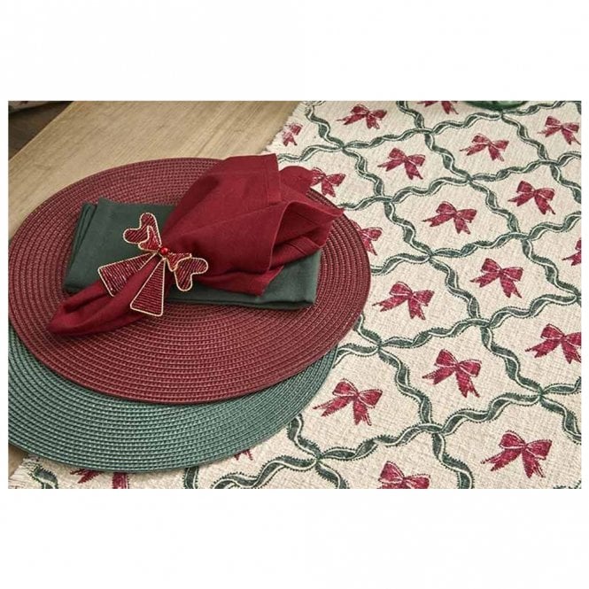 Walton & Co Trellis & Bow Table Runner