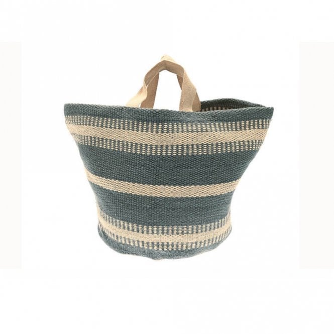 Walton & Co Wide Stripe Jute Market Bag
