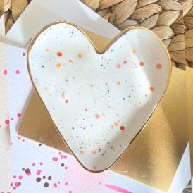 Spotty Heart Trinket Dish