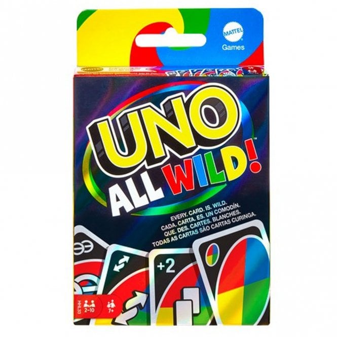 Wind Designs Mattel Uno All Wild Card Game 