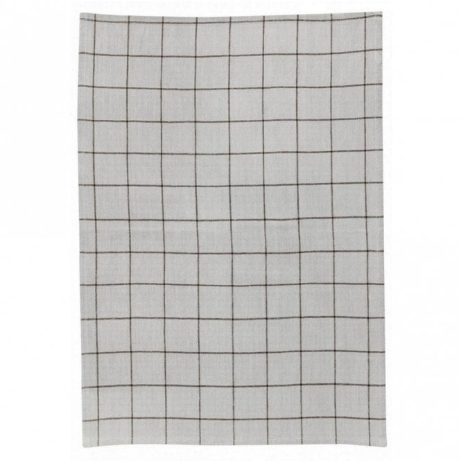 Winkler Metis Kilia Checked Ecru Tea Towel